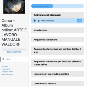 Corso - Album online: ARTE E LAVORO MANUALE WALDORF