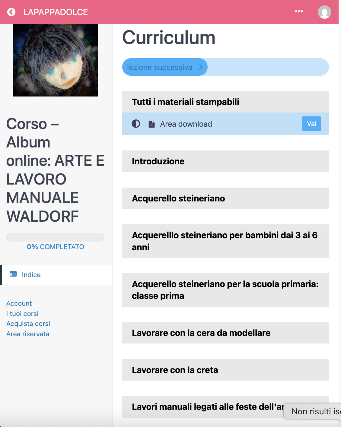 Corso - Album online: ARTE E LAVORO MANUALE WALDORF
