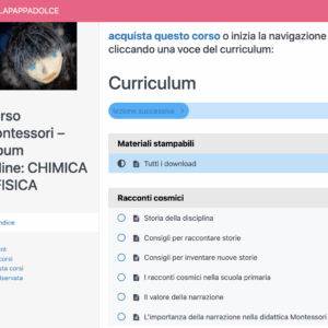 Corso Montessori – Album online: CHIMICA E FISICA