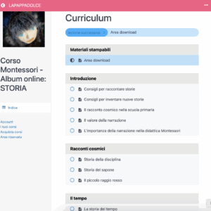 Corso Montessori – Album online: STORIA