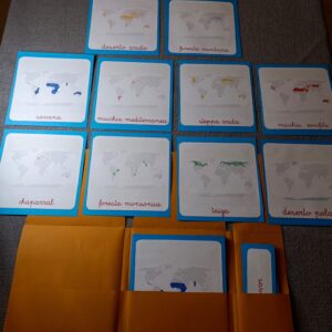 Nomenclature Montessori di primo livello: biomi del mondo