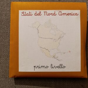Nomenclature Montessori di primo livello: Stati del Nord America