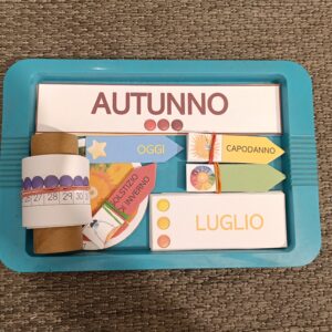 Calendario lineare Montessori
