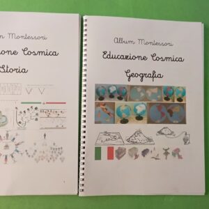 Album di Educazione Cosmica: storia e geografia